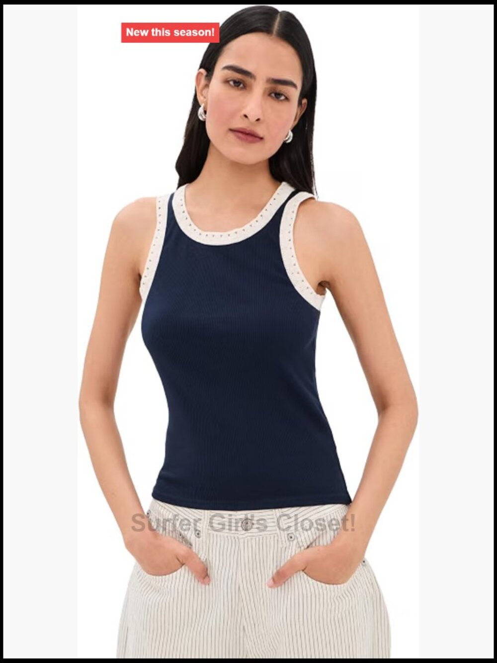 Z Supply Clarke Rib Tank - Sleeveless Crew Neck